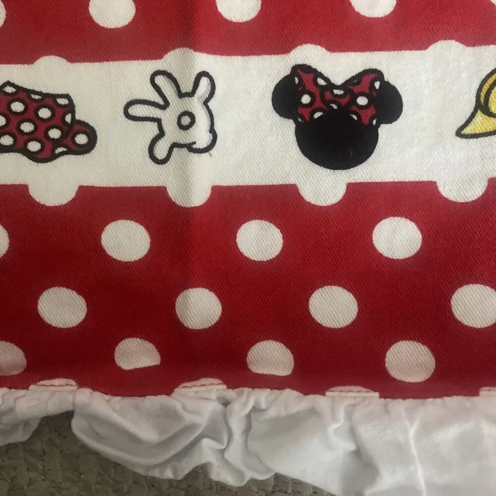 Disneyland Vintage Minnie Mouse Dish Towel 26x17